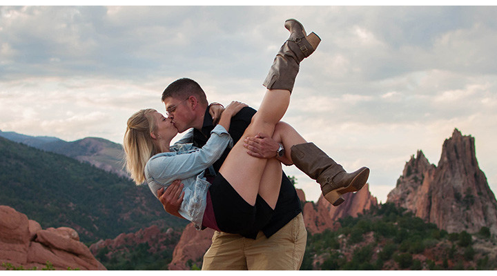 Dani + Corey - Colorado Springs/North Dallas Engagement Photographer Mandy Hornbuckle