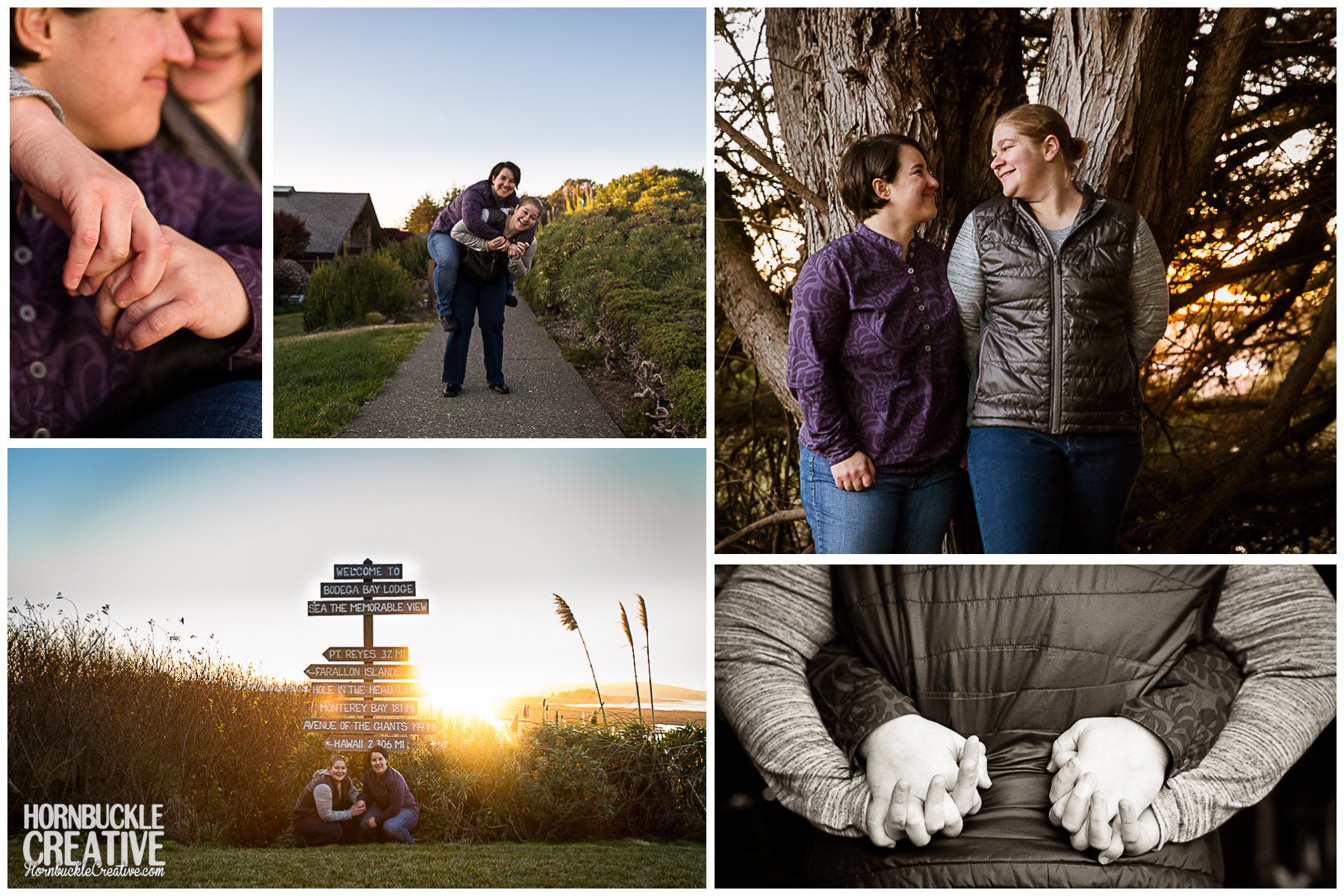 Hornbuckle Creative Bodega Bay California Engagement Photos